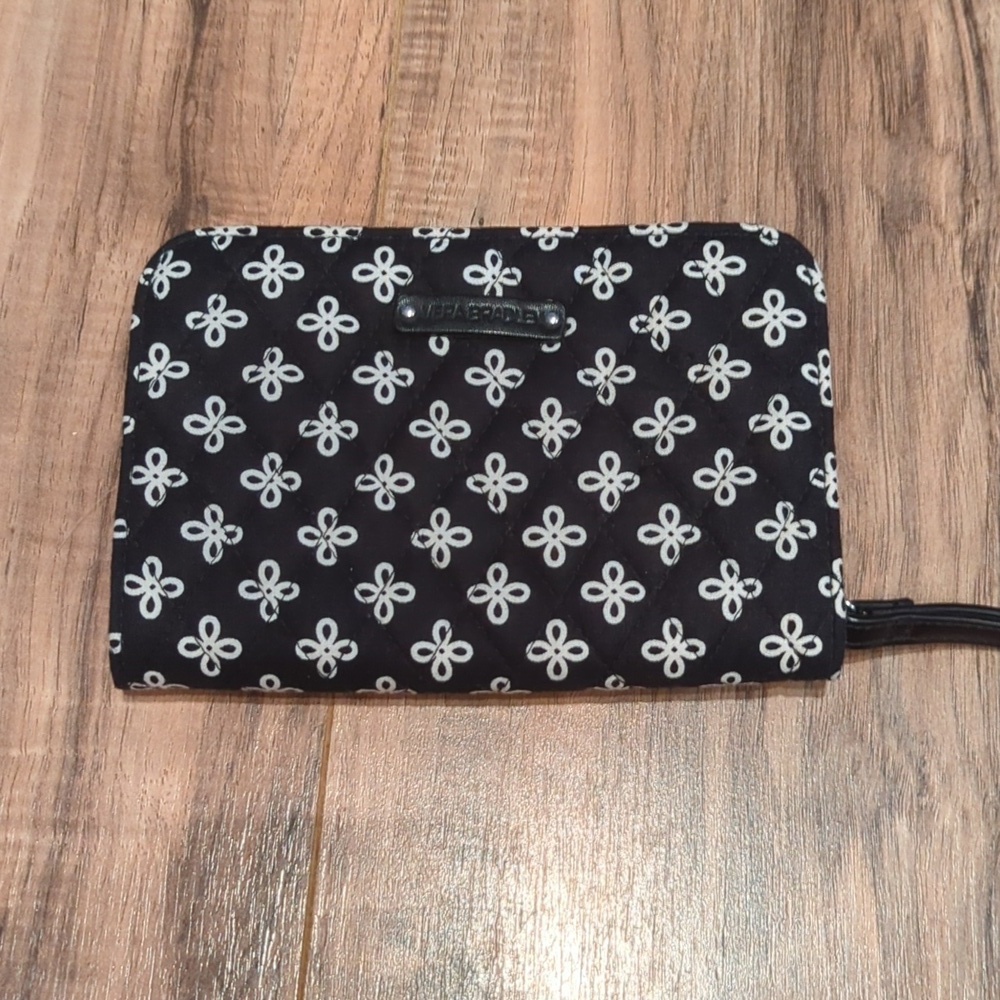Vera Bradley black and white wallet.